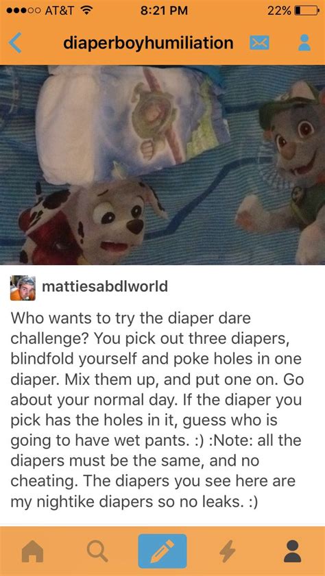 The U. . Diaper dares